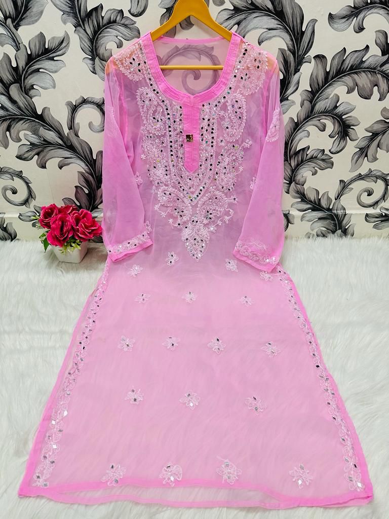 Trending Mirror Kurtis with Matching Inner🌸