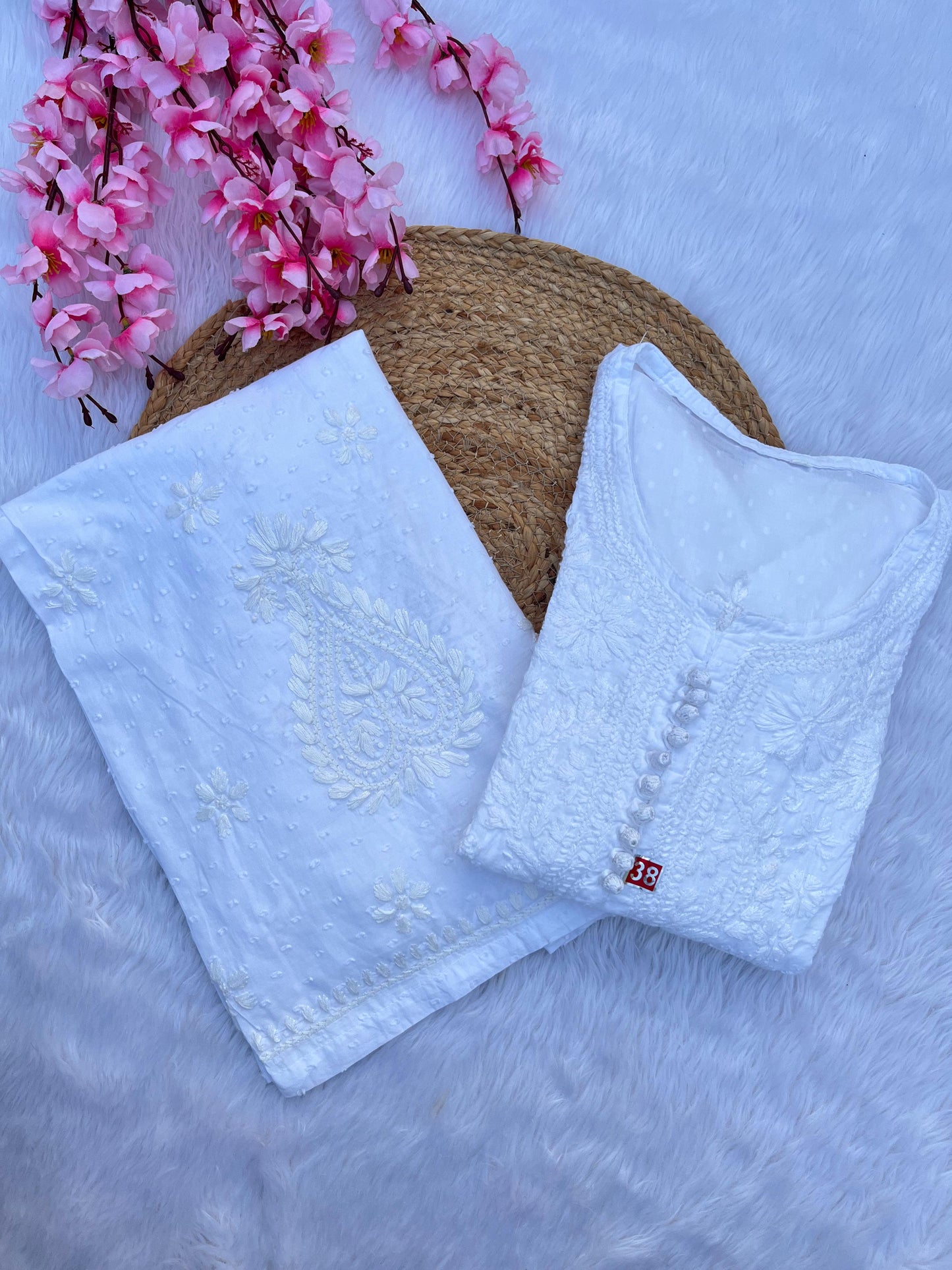 MOST DEMANDING ARTICLE IN DOBBY COTTON PLAZO SET