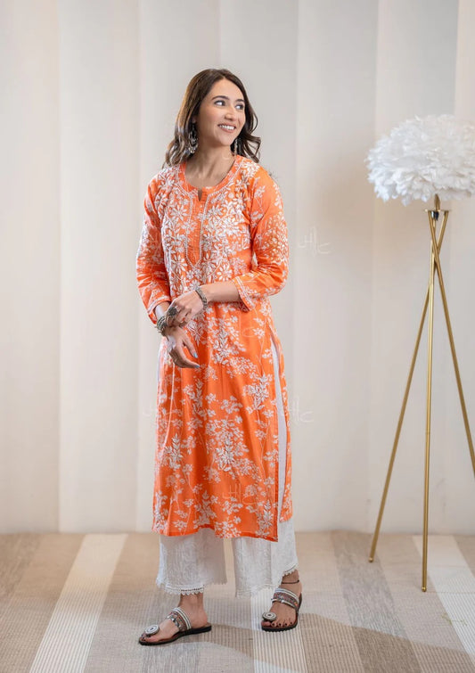 Riwayat Soft Mul Mul Kurtis with Gentle Floral Prints