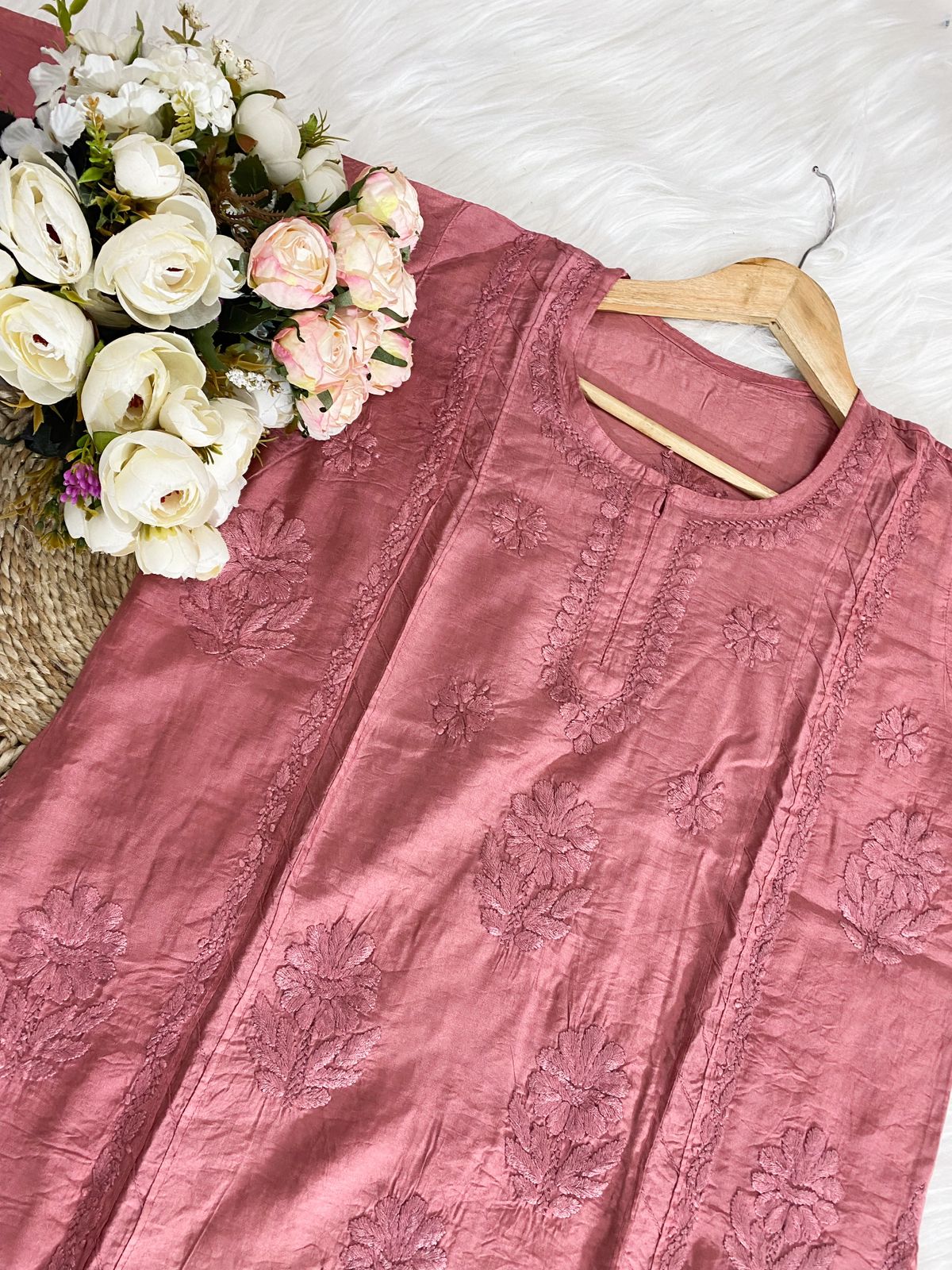 Chanderi Short co ord Set