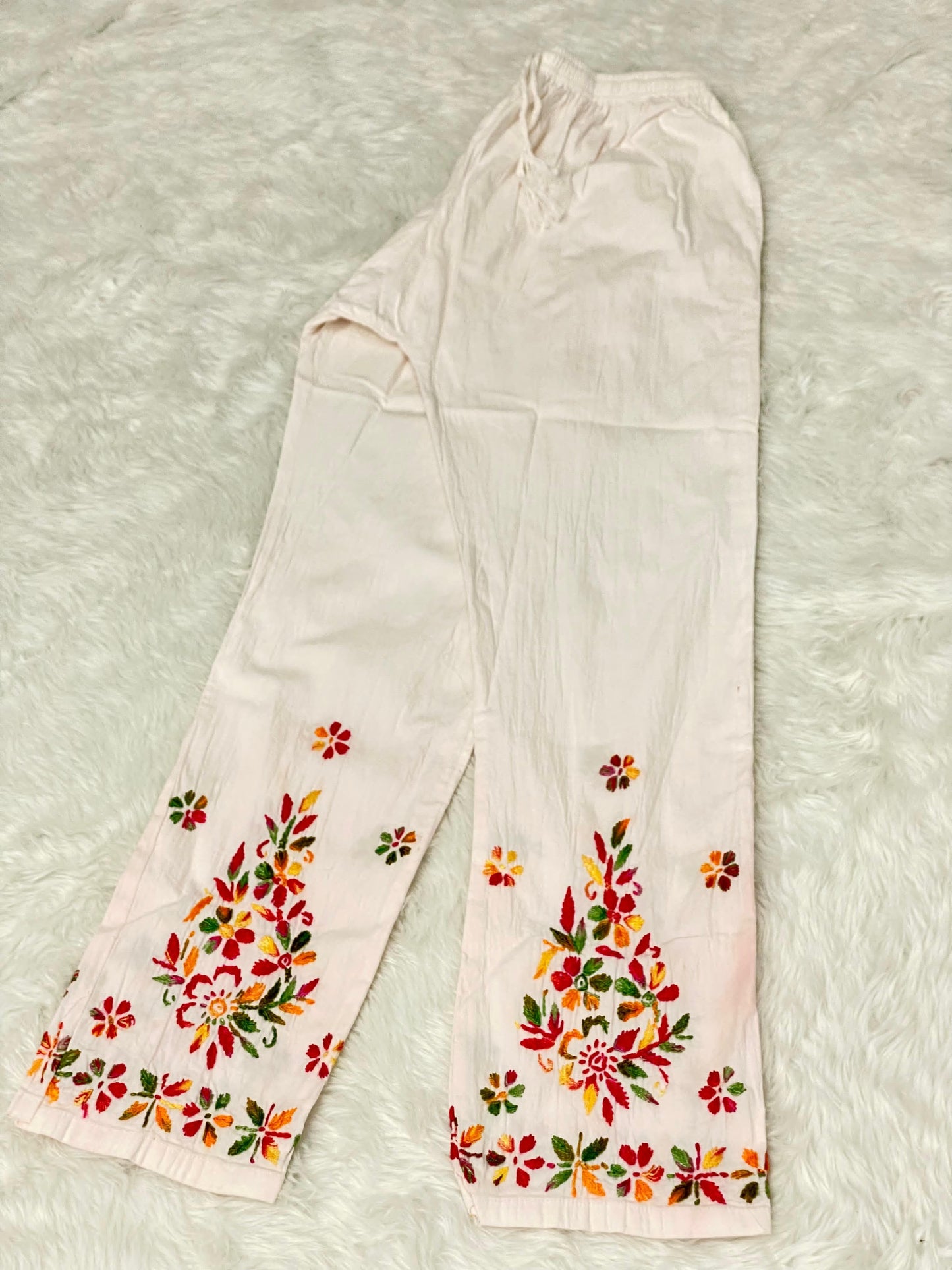 premium Cotton chikankari pant