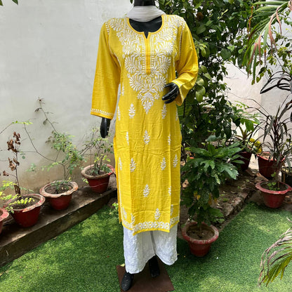 Chikankari Premium soft kurti