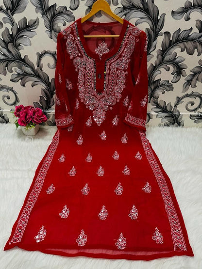 Best selling Mirror Kurtis with matching inner