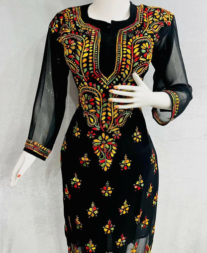 PLUS SIZE GEORGETTE KURTI