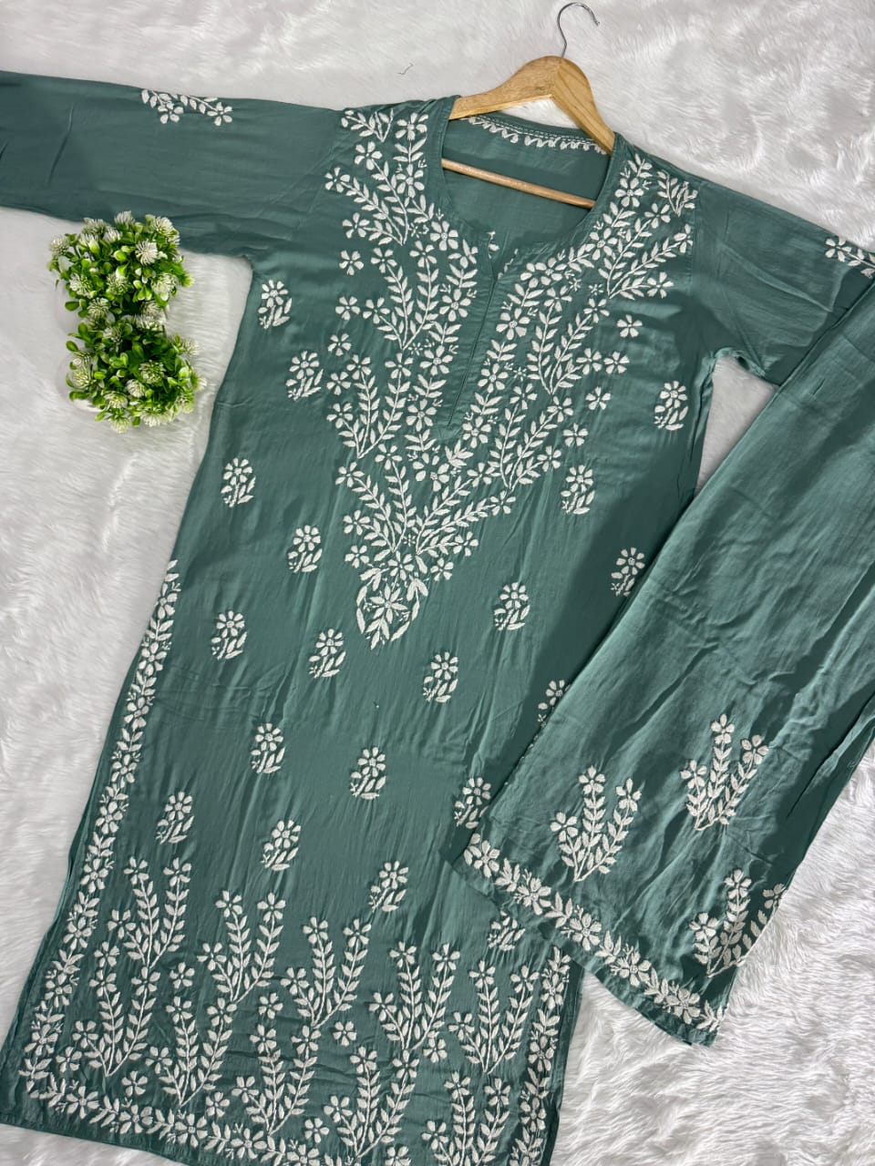 Exclusive Modal A New Concept In Modal kurti Modal Palazzo combo