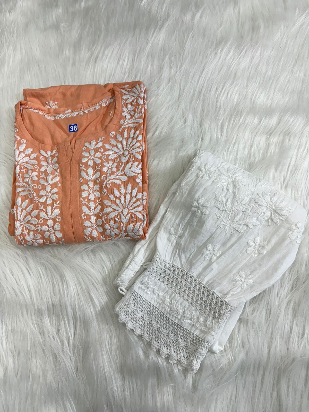 Heavy Rayon chikankari kurti