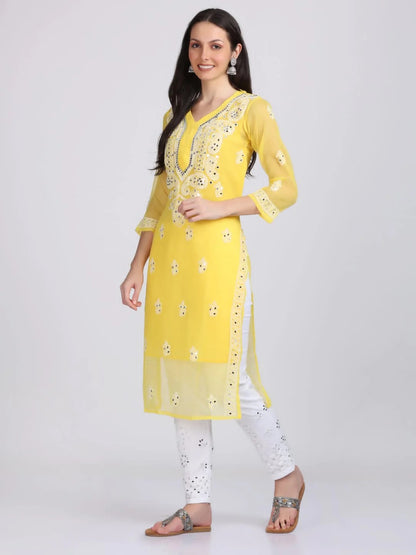 Trending Mirror Kurtis with Matching Inner🌸
