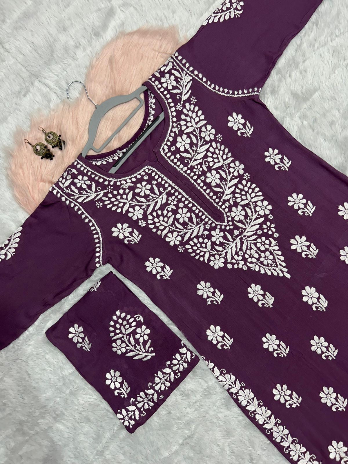 Exclusive Modal Kurti wihh the plazzo