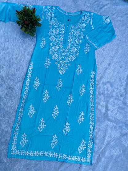 Noor chikan modal kurta