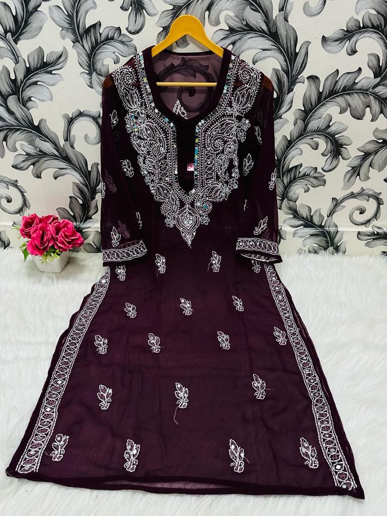 Best selling Mirror Kurtis with matching inner