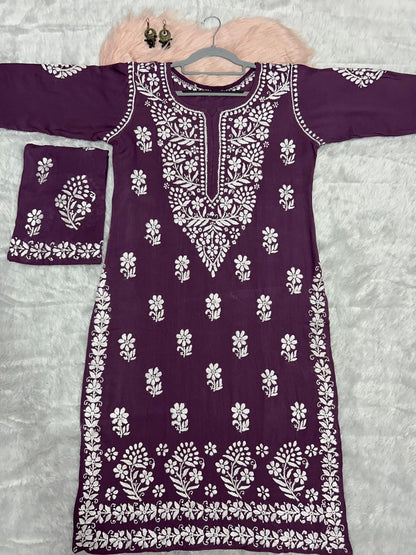 Exclusive Modal Kurti wihh the plazzo