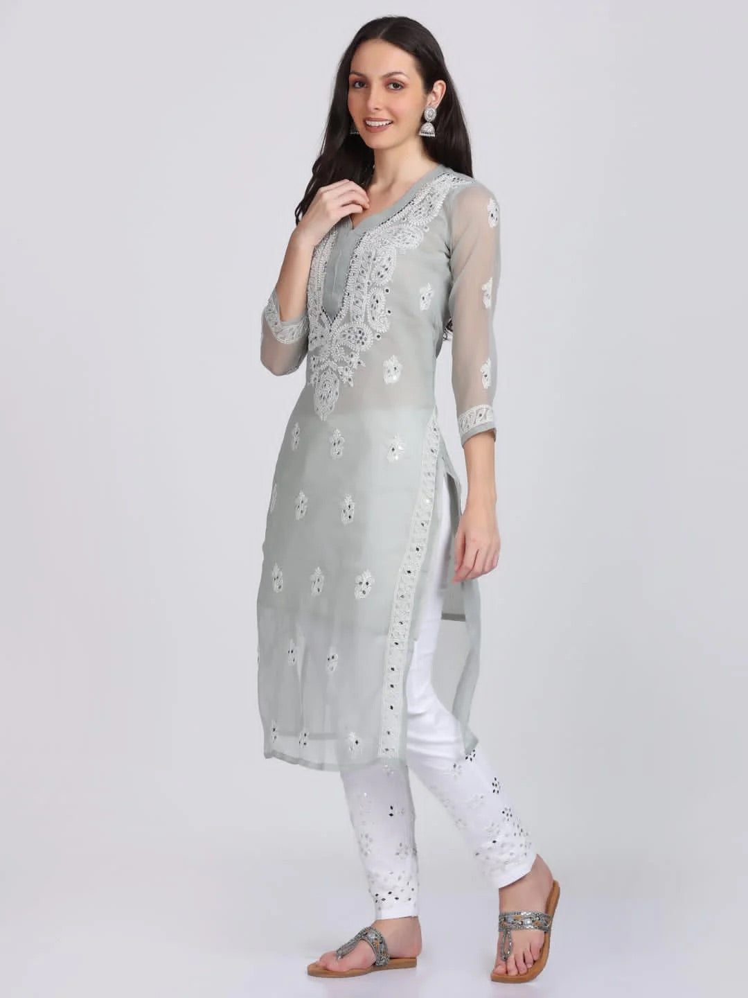 Trending Mirror Kurtis with Matching Inner🌸