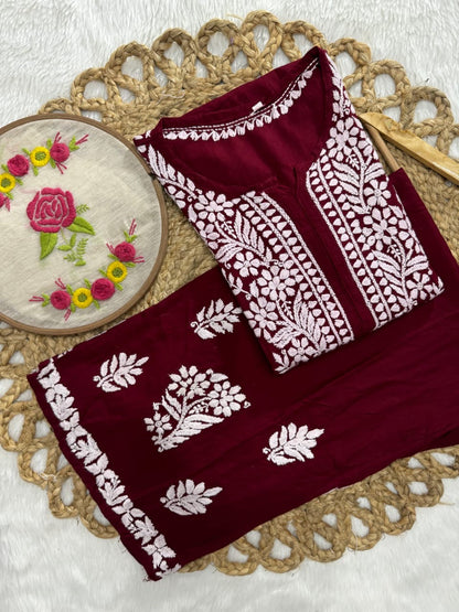 Rayon Trending Chikankari combo