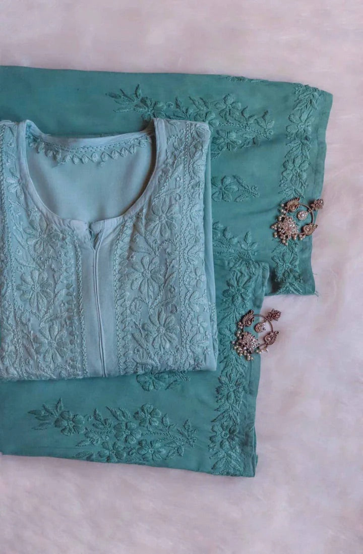 Noor Soft & Comfy Ombre 2pc kurta palazo set