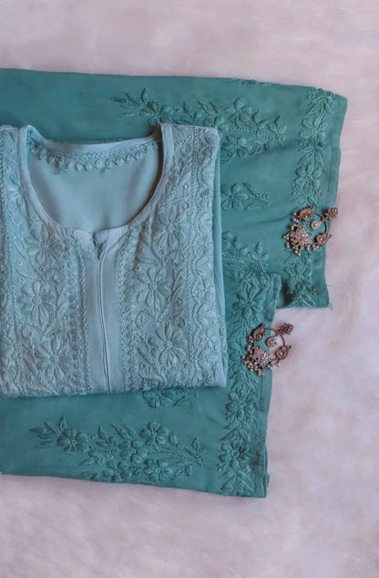 Noor Soft & Comfy Ombre 2pc kurta palazo set