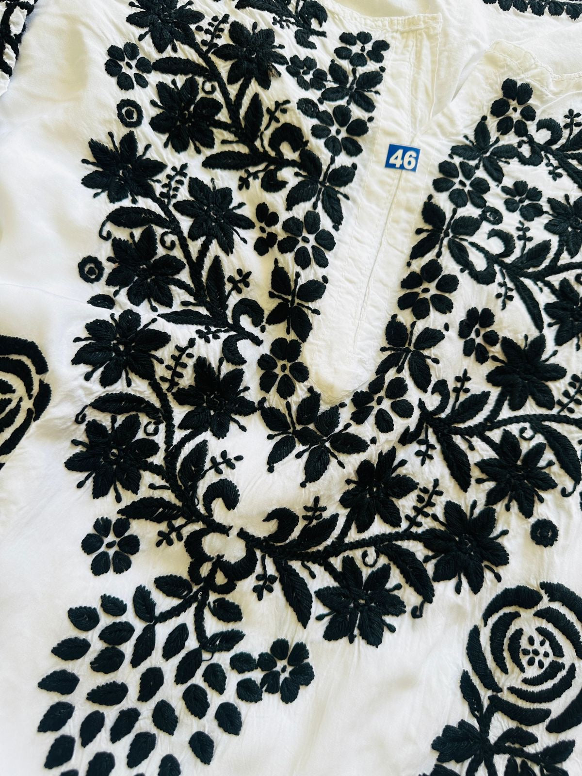 Your Favourite Black N white Chikankari