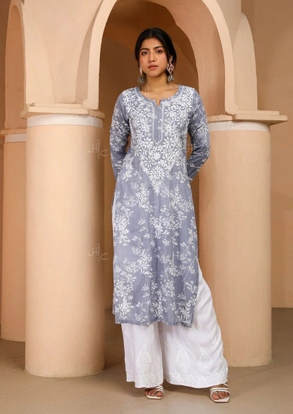 Riwayat Soft Mul Mul Kurtis with Gentle Floral Prints