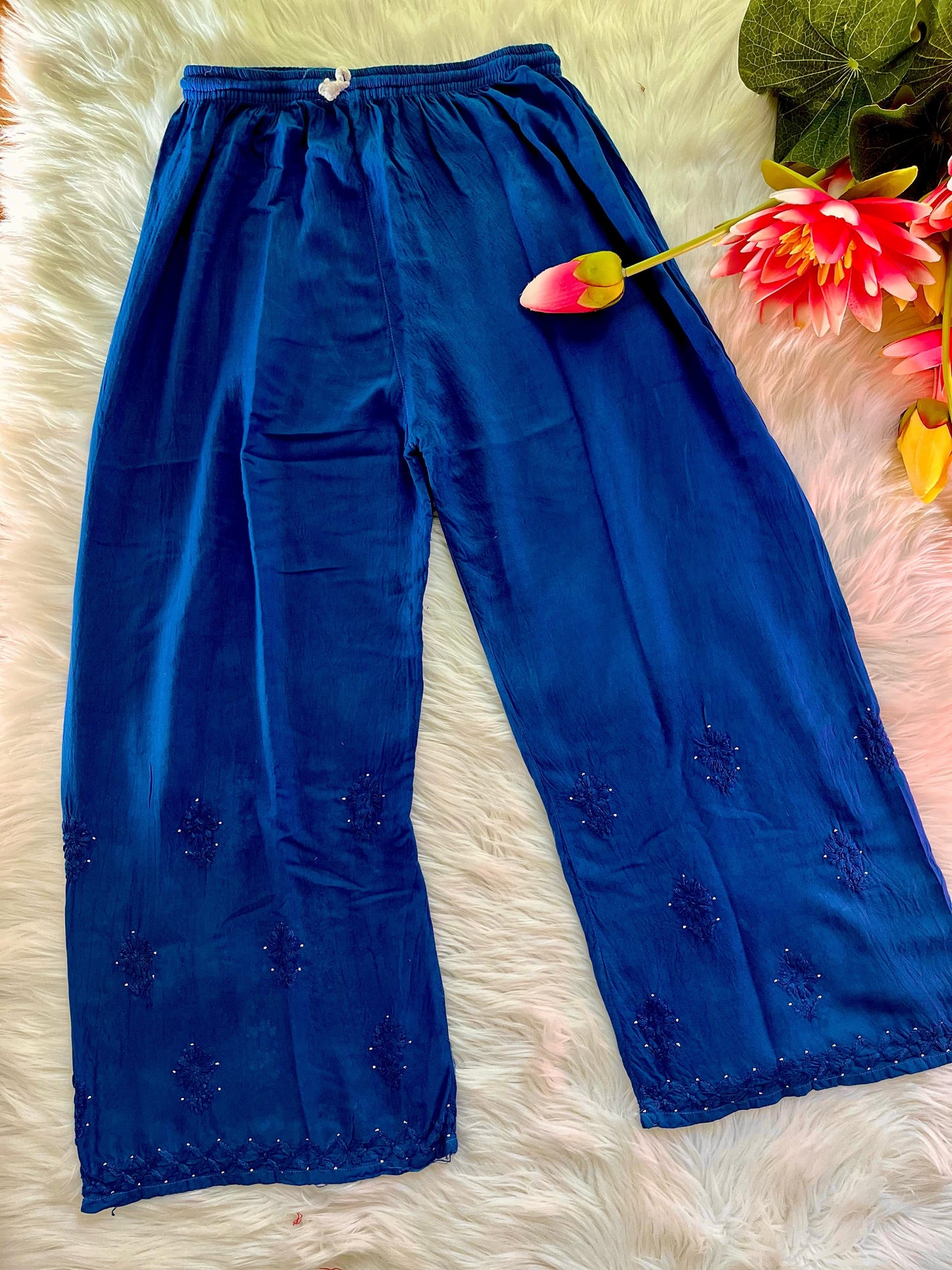 3pc Zara Handmade with Muqaish Soft  Rayon Set