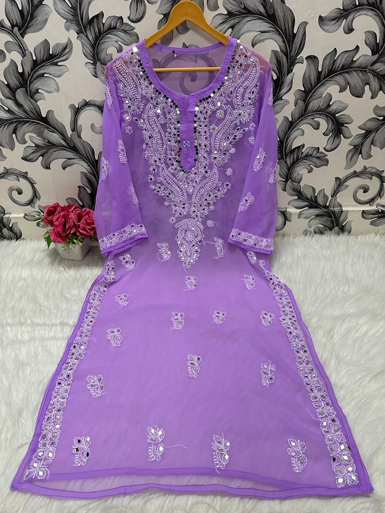 Best selling Mirror Kurtis with matching inner