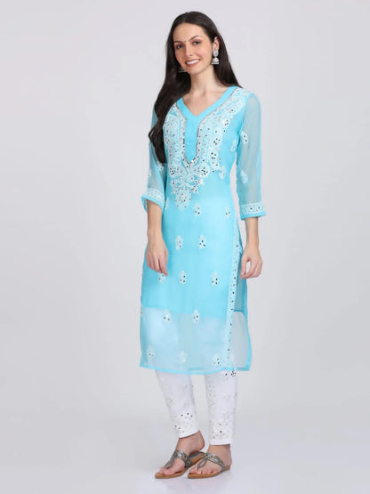 Trending Mirror Kurtis with Matching Inner🌸