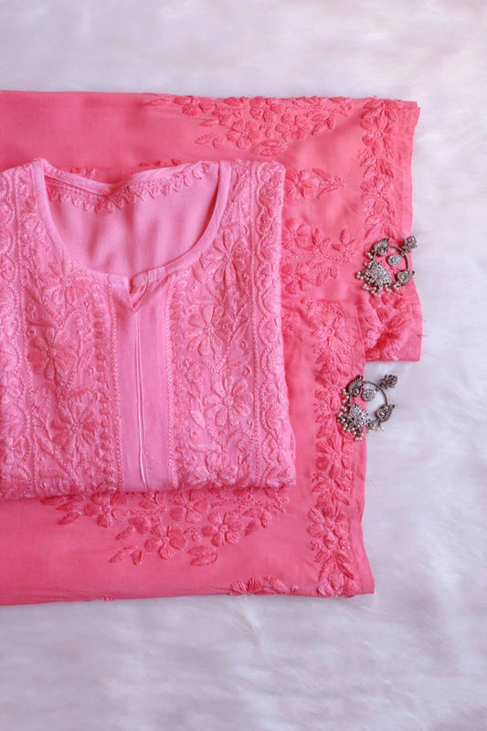 Noor Soft & Comfy Ombre 2pc kurta palazo set