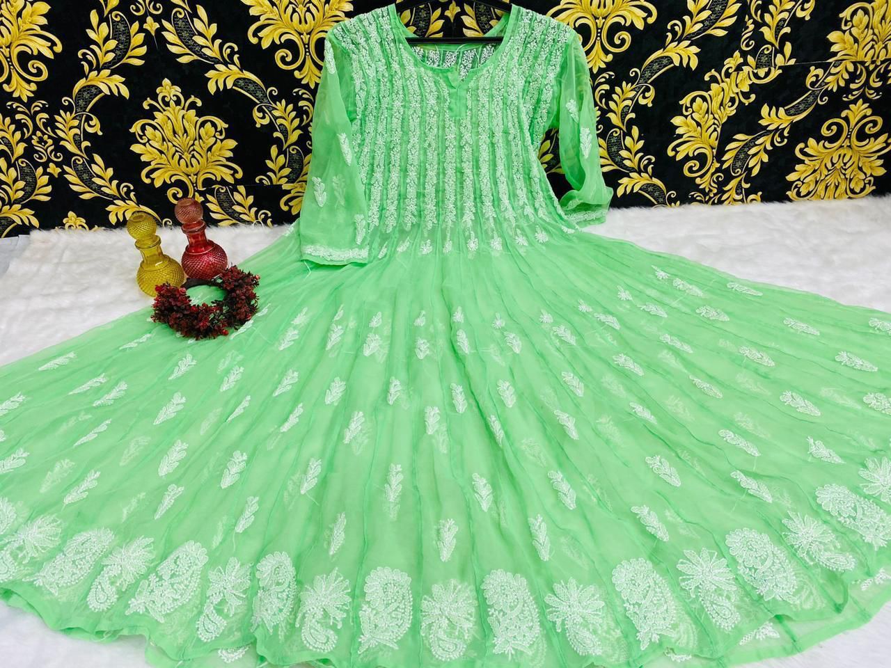 56 Kali Anarkali with inner