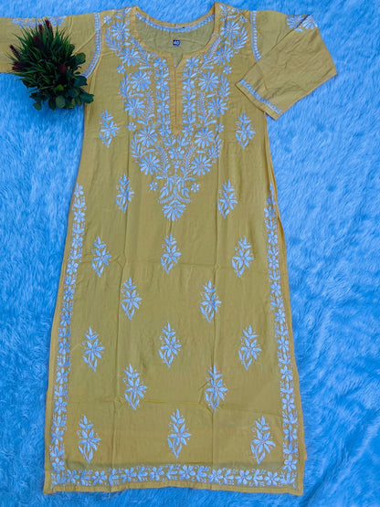 Noor chikan modal kurta