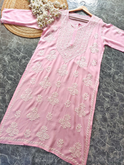 Heavy modal Chikankari kurta