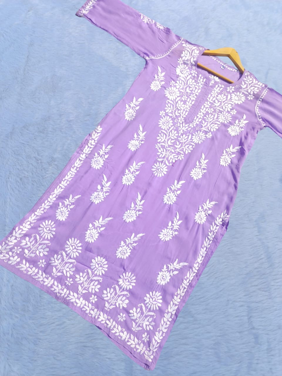 modal cotton Chikankari kurta ( Special)