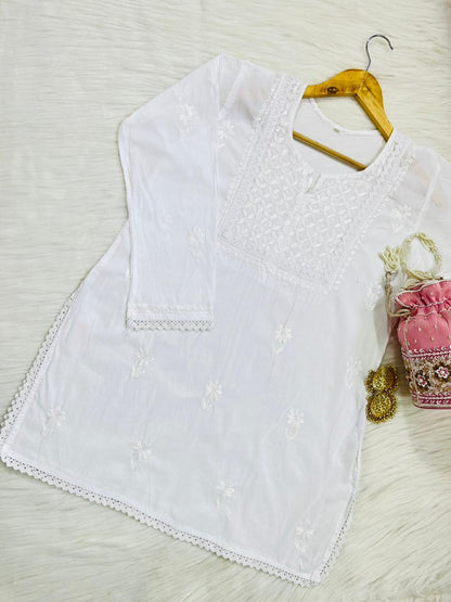 Exclusive Mul Mul Cotton Short Top