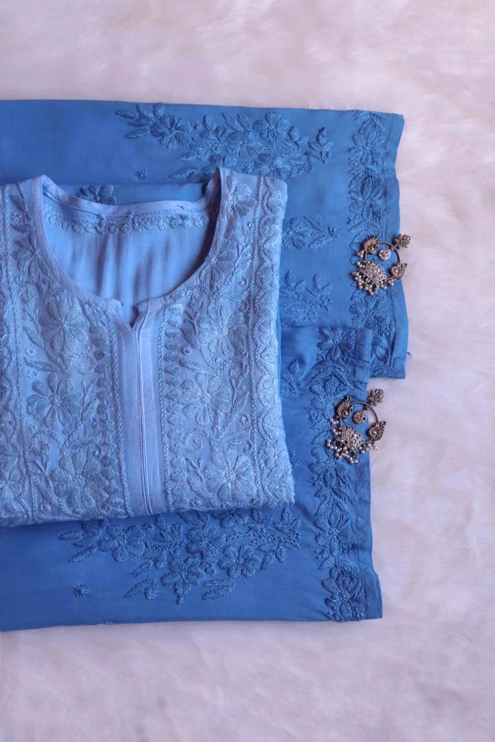 Noor Soft & Comfy Ombre 2pc kurta palazo set