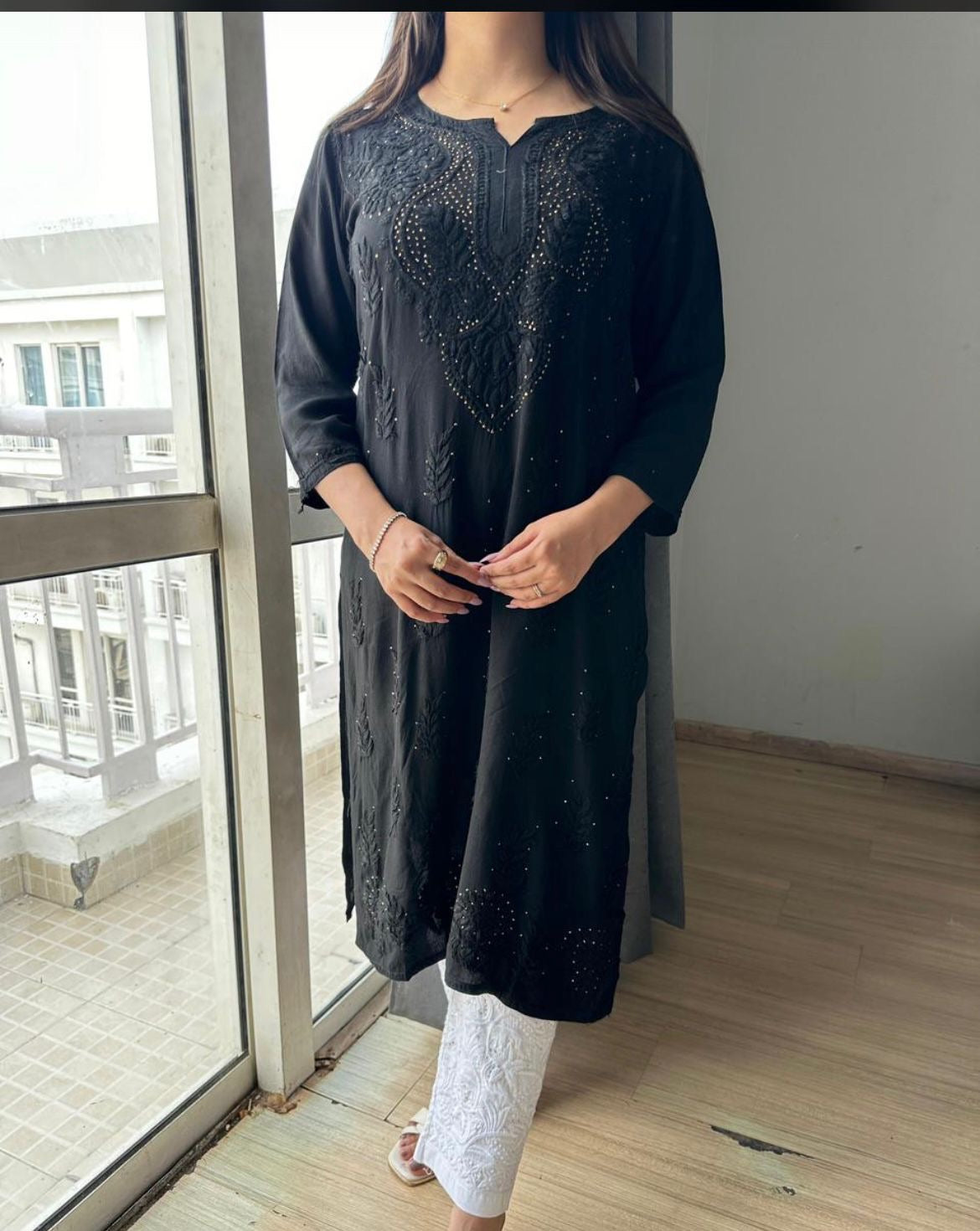 Super Soft Rayon Muqaish Chikankari – Chikankari fabric