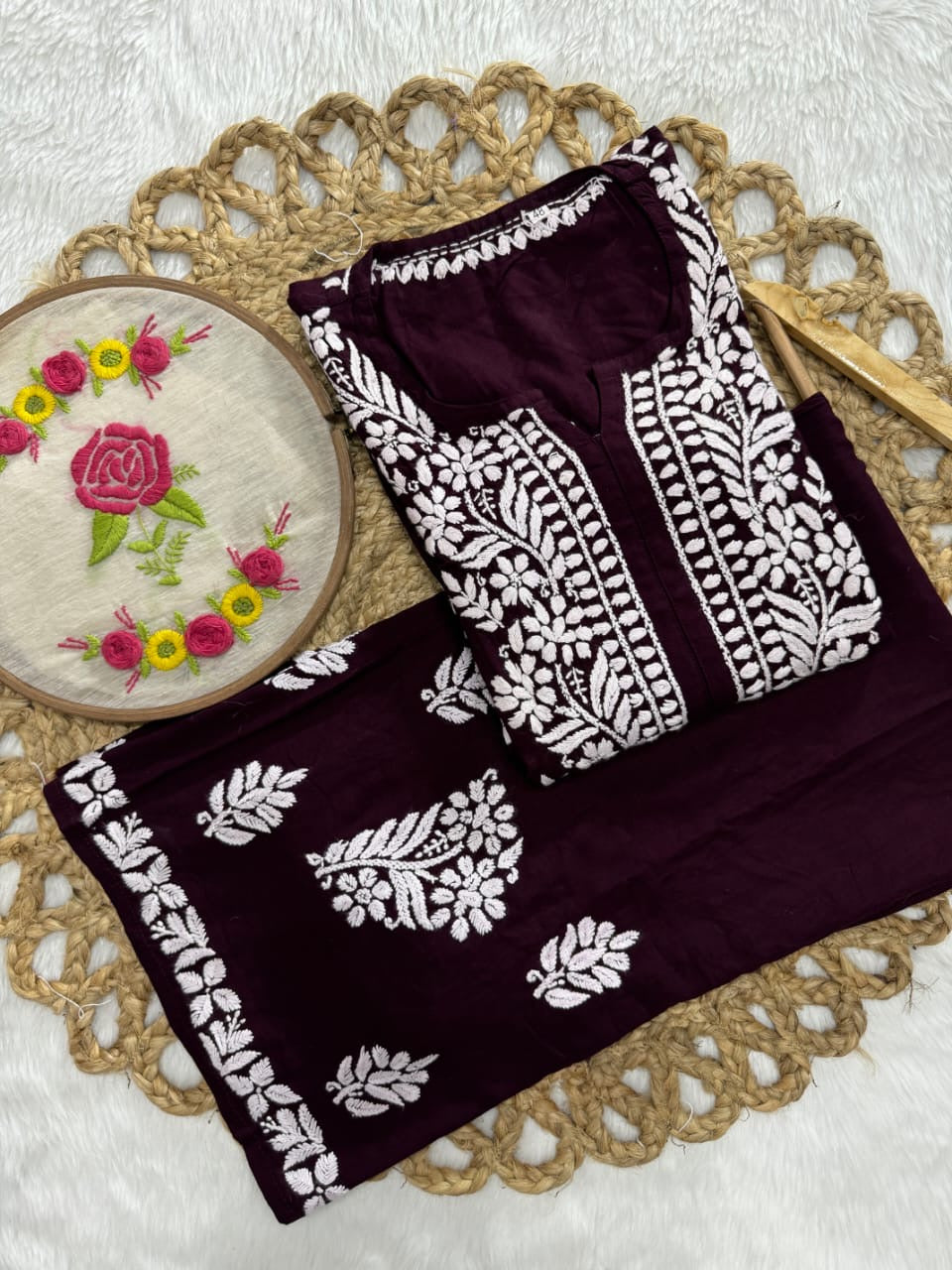 Rayon Trending Chikankari combo