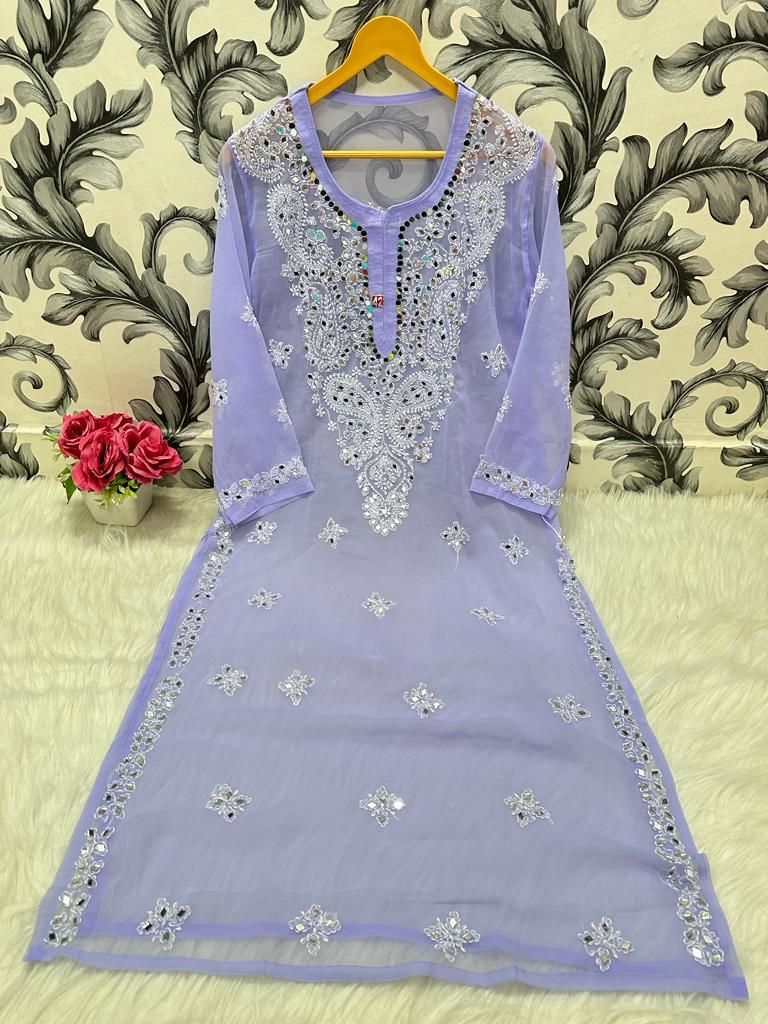 Best selling Mirror Kurtis with matching inner