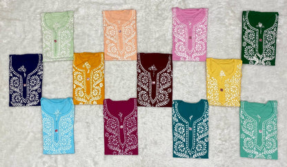 Short Kashmiri Chikan Top