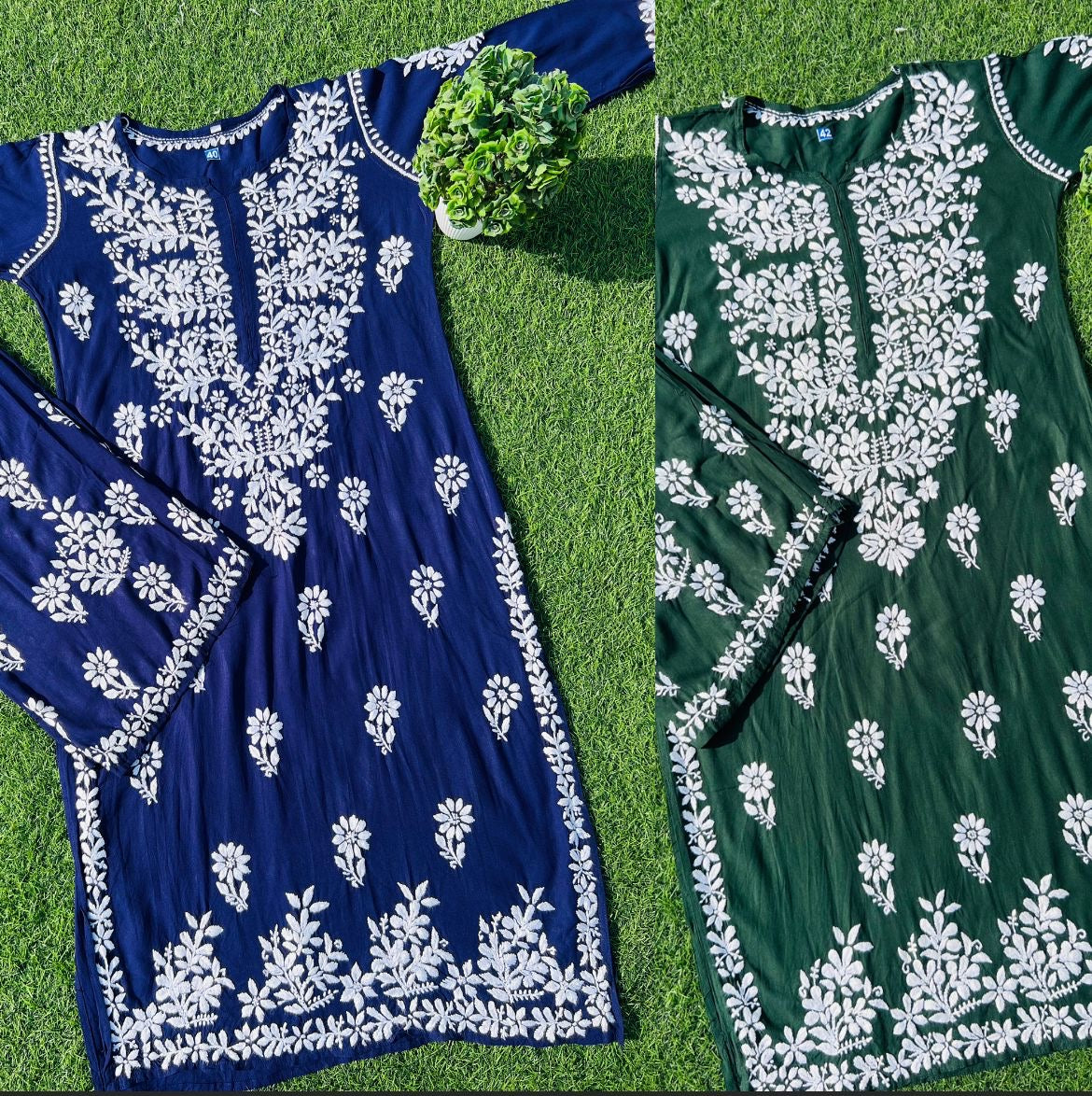 Rayon Chikankari Combo