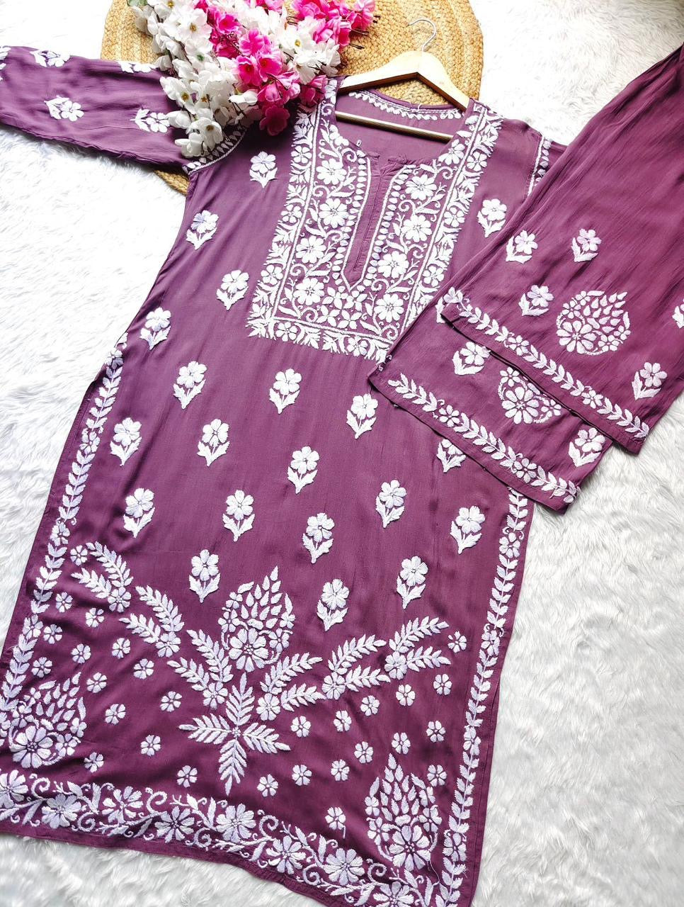 Deaigner Modal Kurti Plazzo Combo