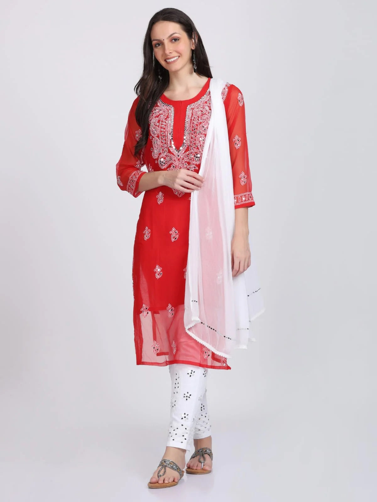 Trending Mirror Kurtis with Matching Inner🌸