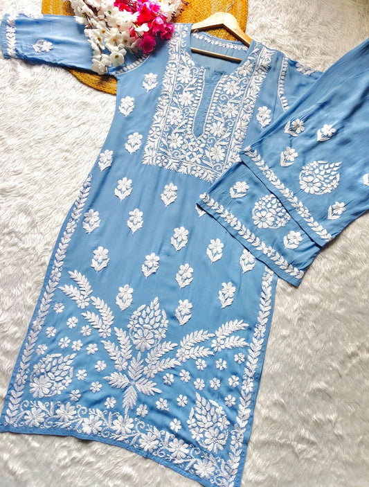 Deaigner Modal Kurti Plazzo Combo