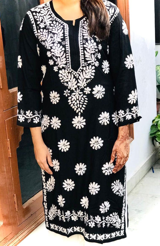 Pure soft Modal Chikankari Kurtas