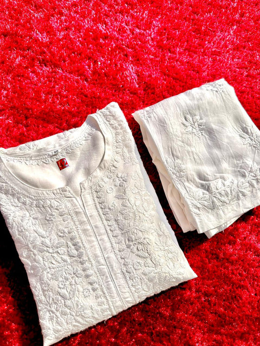 Beautiful Chikankari Modal Cotton