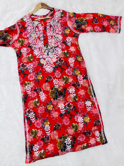 Soft Mul kurti in beautiful pattern