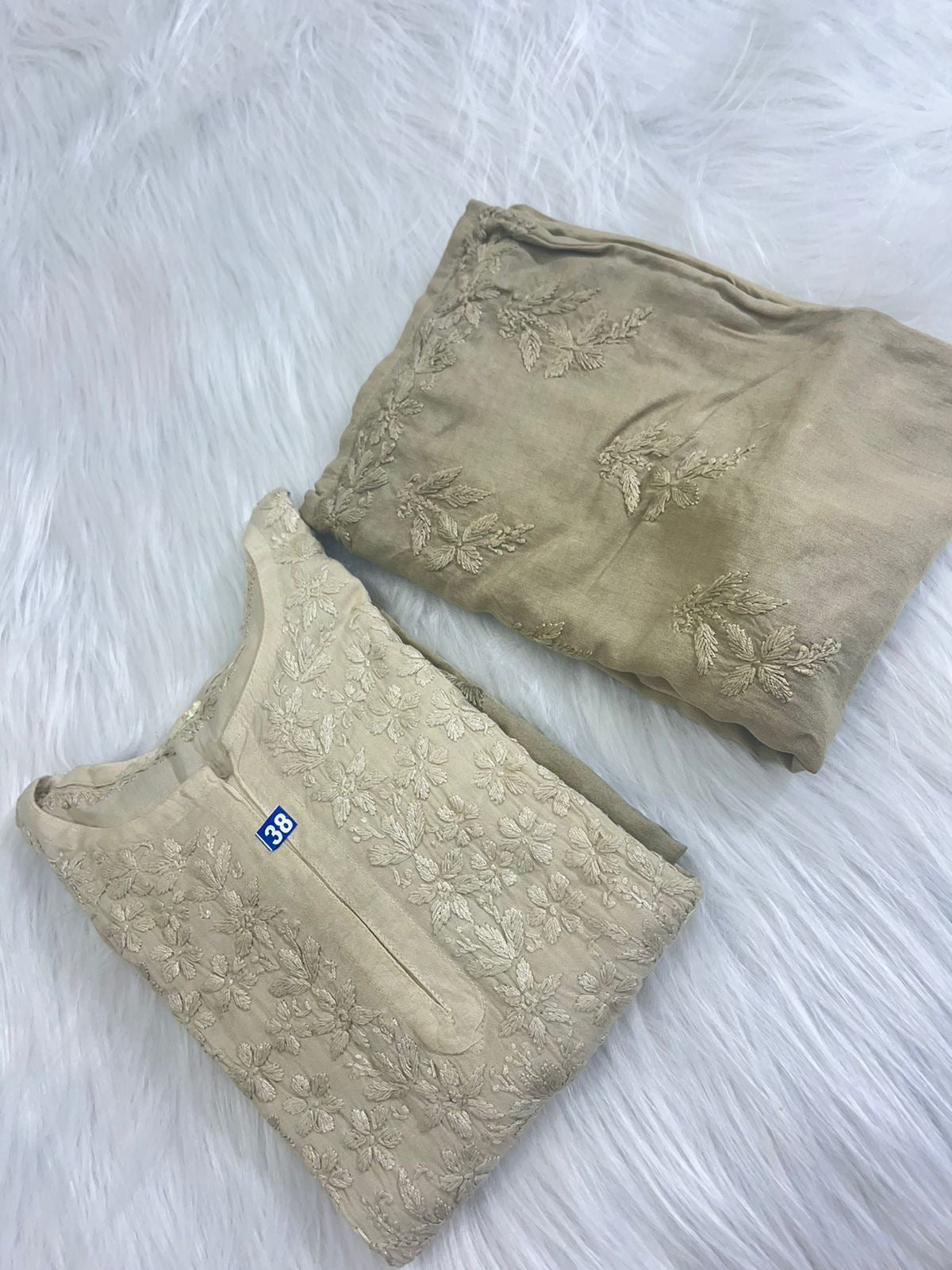 2pc Chikankari Soft Ombre Rayon Buta Co ord Plazo set😍