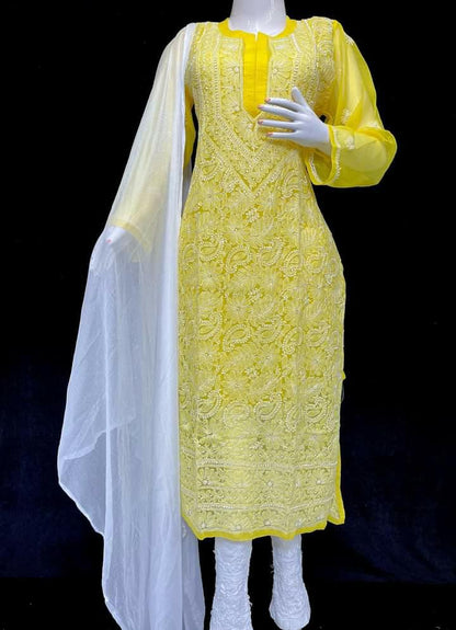 Resham Keel Jaal Kurtis