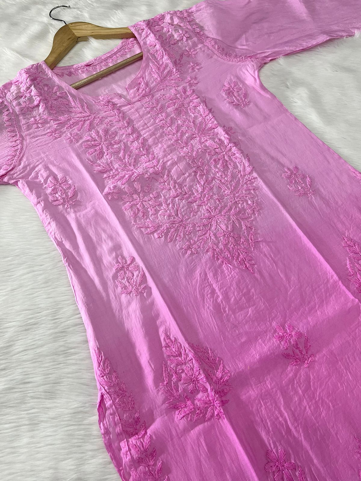 BUTTER SOFT OMBRE DYED CHANDERI KURTI