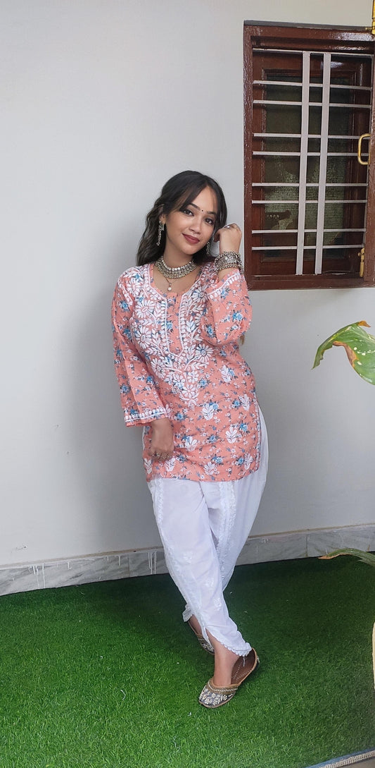 Short Dhoti Chikankari Edition