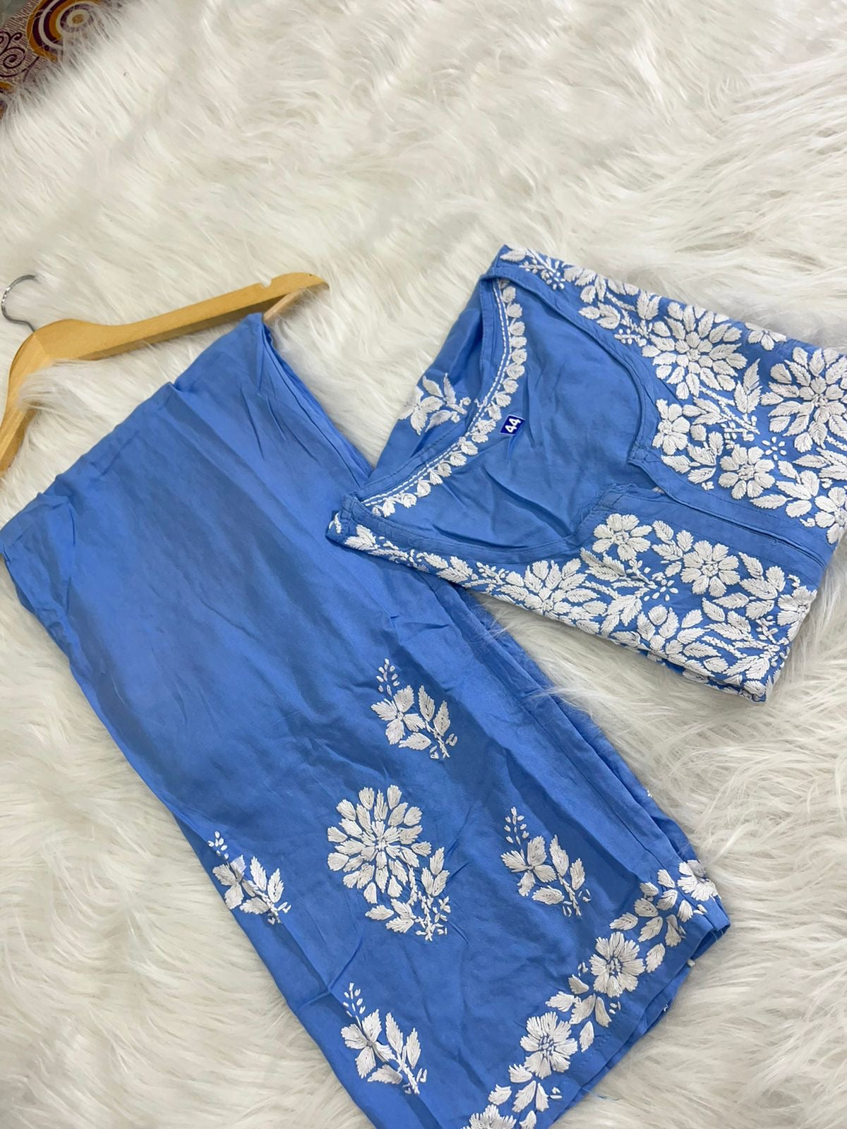 Rayon Daman Buta Co ord Set