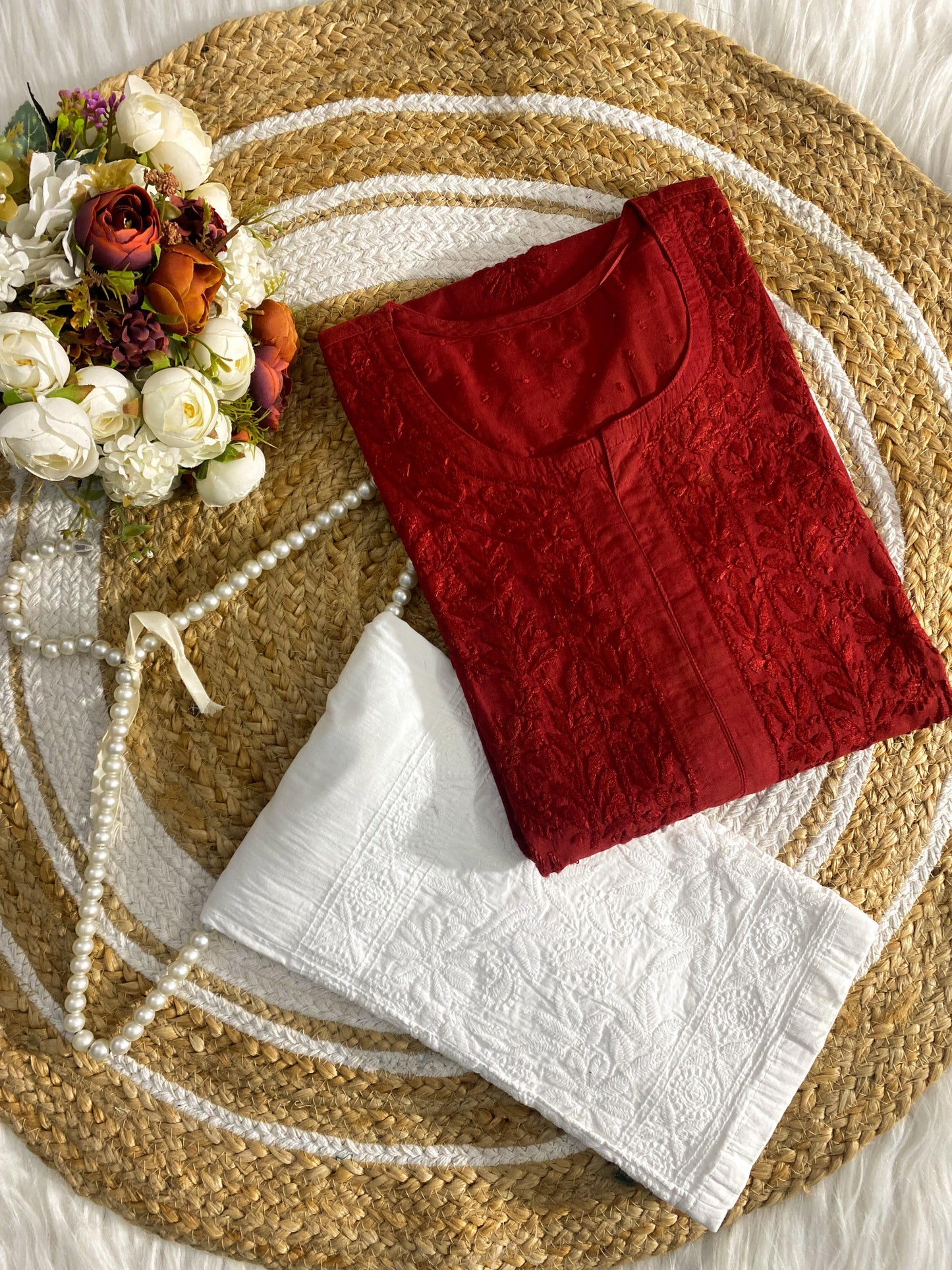 Handcrafted Floral Soft & Comfy Co-ord Set