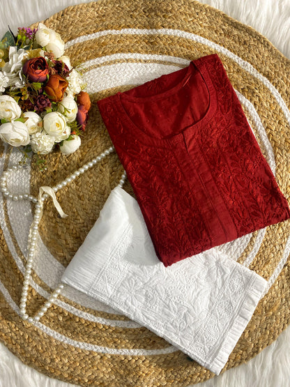 Handcrafted Floral Soft & Comfy Co-ord Set