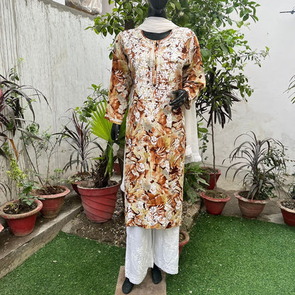 Straight fit rayon kurta